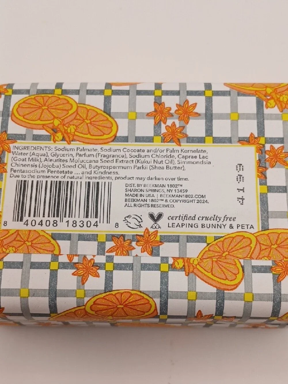 Beekman 1802 Spiced Orange Goat Milk Soap 9 oz.